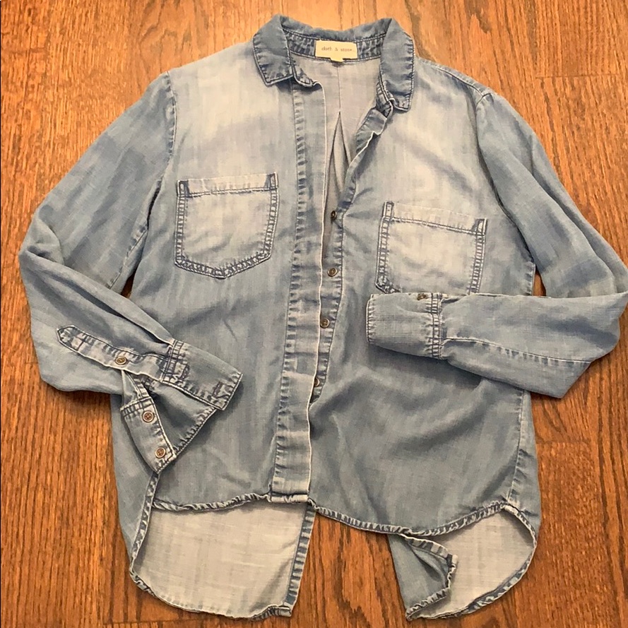 Loose Button-Down Top